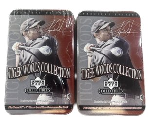Upper Deck Tiger Woods Collection Factory Sealed Tins