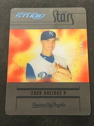 2005 DONRUSS /50 ZACH GREINKE BASEBALL CARD