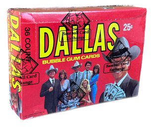 1981 DONRUSS DALLAS TRADING CARD BOX 36 PACKS FACTORY SEALED BBCE