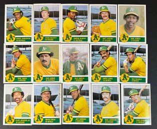 1982 Granny Goose Oakland Athletics Team Set