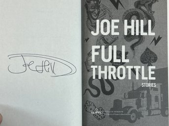 Joe Hill Signed Copy Of Full Throttle