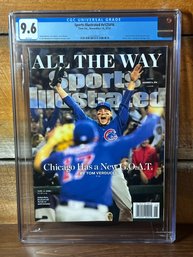 2016 SPORTS ILLUSTRATED ~ 'CHICAGO HAS A NEW GOAT' WORLD SERIES CHAMPS ~ GRADED CGC 9.6
