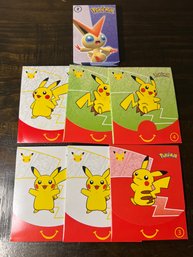 POKEMON HAPPY MEAL CARDS UNOPENED LOT