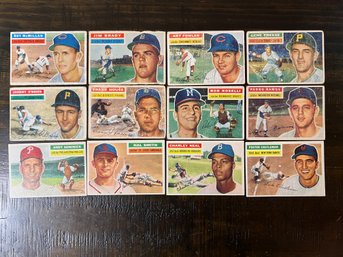 1956 TOPPS BASEBALL CARD LOT