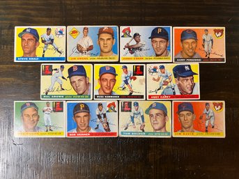 1955 TOPPS BASEBALL CARD LOT