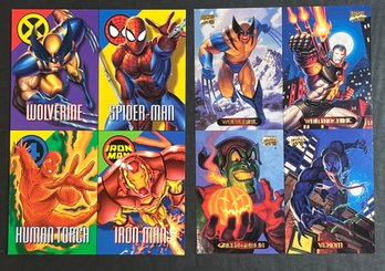 MARVEL SPIDER-MAN X-MEN UNCUT PROMO CARDS