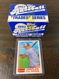 1982 Topps Traded Baseball Set Complete Cal Ripken Traded Rookie