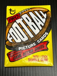 1977 Topps Football Wax Pack Unopened