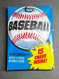 1980 Topps Baseball Wax Pack Unopened ~ Ricky Henderson Rookie Year