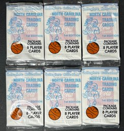 1989 UNC BASKETBALL PACKS (6)