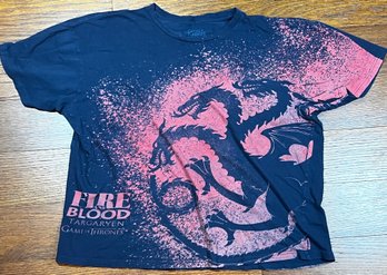 GAME OF THRONES ~ FIRE BLOOD T-SHIRT 2XL