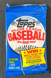 1983 Topps Baseball Michigan Test Pack Factory Sealed