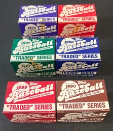 1985 - 1990 Topps Baseball Traded Sets