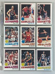 1981 Topps Basketball Partial Set 81/132 In Pages
