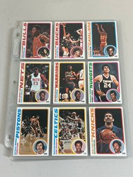 1978 Topps Basketball Partial Set 93/132 In Pages