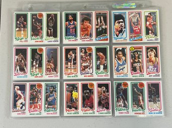 1980 Topps Basketball Partial Set 64 Different In Pages