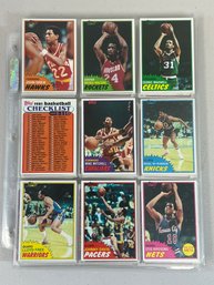 1981 Topps Basketball Partial Set 137/198 In Pages