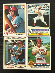 PETE ROSE HOF BASEBALL LOT 1977 - 1979