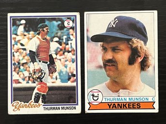 THURMAN MUNSON LOT HOF 1977 1979