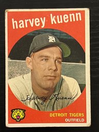 1959 TOPPS BASEBALL HARVEY KUENN