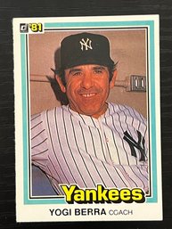 1981 Donruss Yogi Berra