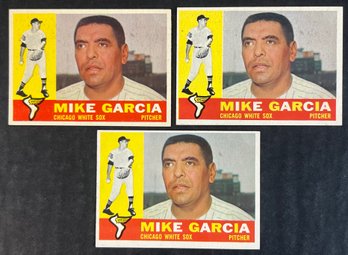 1960 TOPPS BASEBALL MIKE GARCIA LOT HIGH #