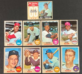 1968 TOPPS BASEBALL LOT