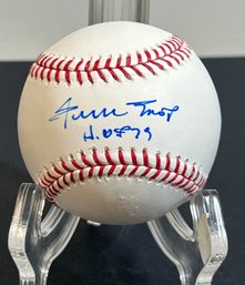 WILLIE MAYS AUTOGRAPHED BASEBALL STEINER HOLO CERT