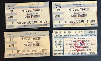 New York Yankees / New York Mets Ticket Lot