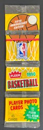 1990 Fleer Basketball Rack Pack Factory Sealed
