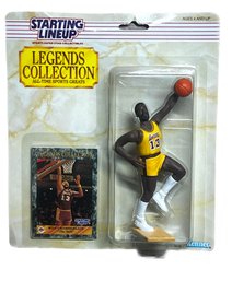 Wilt Chamberlain Starting Lineup Legends Collection 1989 SLU With Card