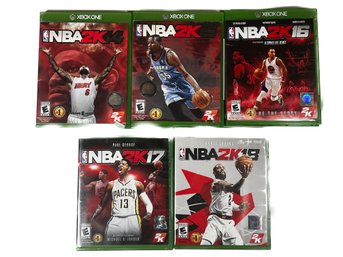 XBOX ONE Video Game Lot Of 5 ~ NBA 2K