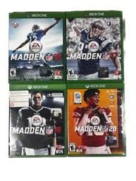 XBOX ONE Video Game Lot Of 4 NFL MADDEN