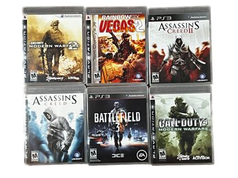 PS3 SHOOTER Video Game Lot Of 6