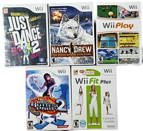 WII VIDEO GAME Lot Of 5