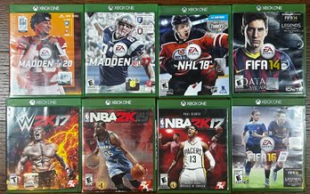 XBOX ONE Video Game Lot Of 8