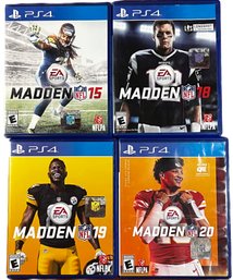 PLAYSTATION 4 Video Game Lot Of 4 ~ PS4 MADDEN