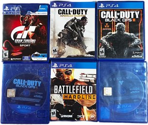 PLAYSTATION 4 Video Game Lot Of 6 ~ PS4