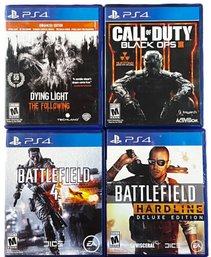 PLAYSTATION 4 Video Game Lot Of 4 ~ PS4