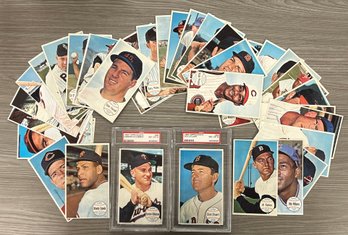 1964 TOPPS GIANTS LOT WITH 2 GRADED PSA