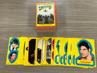 1980 Superman Complete Set With Complete Sticker Set
