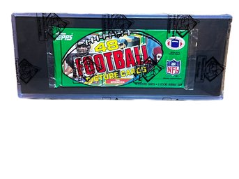 1986 TOPPS FOOTBALL GROCERY RACK PACK BBCE AUTHENTICATED ~ JERRY RICE / STEVE YOUNG ROOKIE YEAR