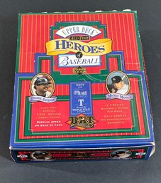 1993 Upper Deck All Time Heroes Baseball Hobby Box Factory Sealed