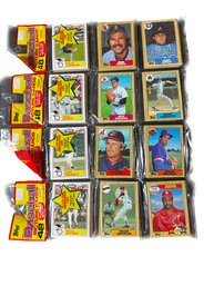 1987 TOPPS BASEBALL RACK PACKS (4) FACTORY SEALED ~ BONDS / CANSECO ROOKIES
