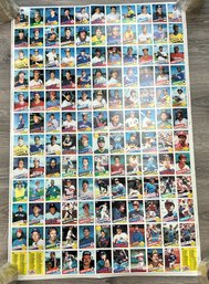 1985 Topps Baseball Uncut Sheet
