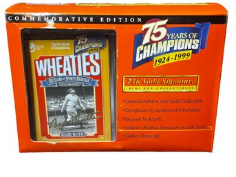 Babe Ruth Limited Edition 75th Anniversary Wheaties Collectors Tin ~ Factory Sealed