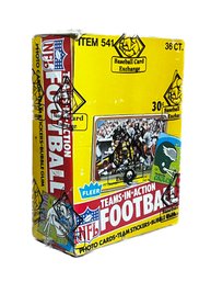 1981 Fleer Football Teams In-action Box 36 Packs Factory Sealed BBCE Authenticated