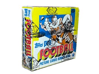 1983 TOPPS FOOTBALL CELLO BOX 24 PACKS ~ BBCE AUTHENTICATED ~ Marcus Allen Rookie Year