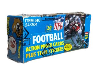 1979 Fleer Football Box 24 Packs BBCE Authenticated