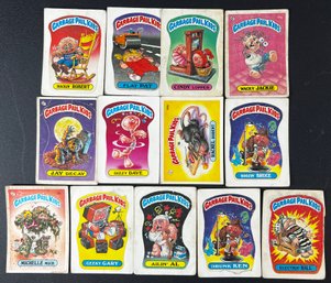 1985 GARBAGE PAIL KID CARDS LOT OF 13 ROUGH